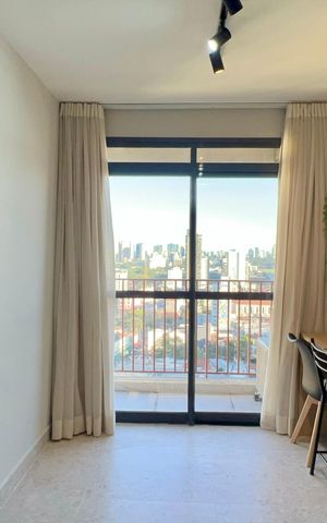 Studio para alugar com 28m², 1 quarto e sem vaga Studio para alugar com 28m², 1 quarto e sem vagaSala