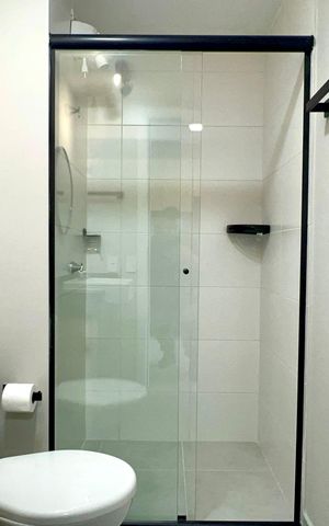 Studio para alugar com 28m², 1 quarto e sem vaga Studio para alugar com 28m², 1 quarto e sem vagaBanheiro
