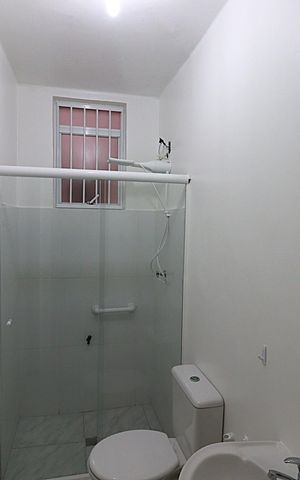 Apartamento à venda com 64m², 2 quartos e sem vagaBanheiro 