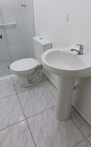 Apartamento à venda com 64m², 2 quartos e sem vagaBanheiro 