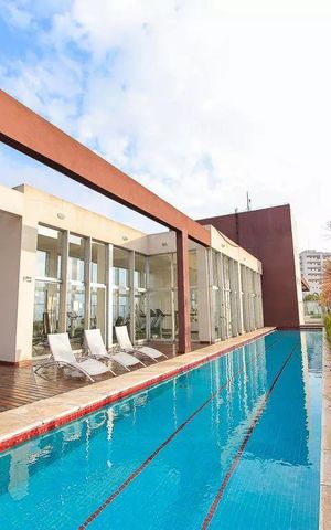 Studio à venda com 36m², 1 quarto e 1 vagaPiscina