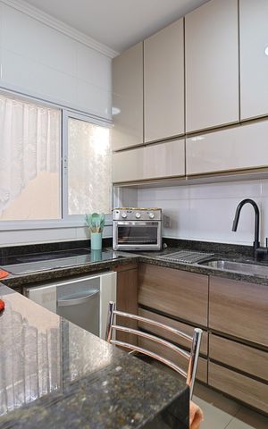 Casa de condomínio à venda com 74m², 2 quartos e 1 vagaCozinha