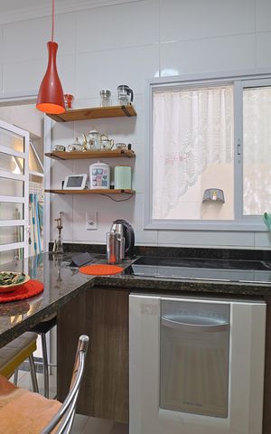 Casa de condomínio à venda com 74m², 2 quartos e 1 vagaCozinha