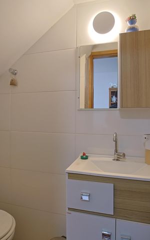Casa de condomínio à venda com 74m², 2 quartos e 1 vagaLavabo