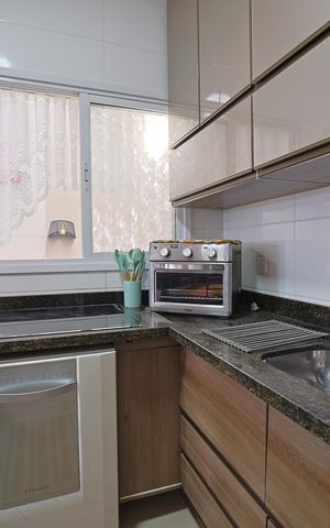 Casa de condomínio à venda com 74m², 2 quartos e 1 vagaCozinha