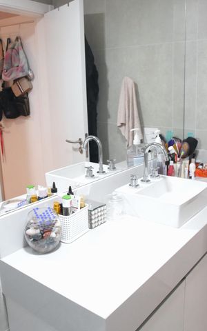 Apartamento para alugar com 155m², 3 quartos e 3 vagas Apartamento para alugar com 155m², 3 quartos e 3 vagasBanheiro da Suíte 2