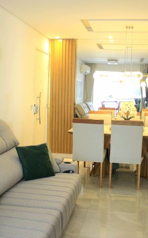 Apartamento para alugar com 75m², 3 quartos e 2 vagasSala