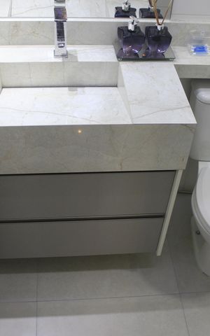Apartamento para alugar com 75m², 3 quartos e 2 vagasBanheiro social