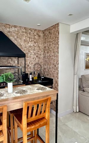 Apartamento para alugar com 75m², 3 quartos e 2 vagas Apartamento para alugar com 75m², 3 quartos e 2 vagasVaranda gourmet