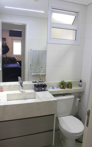 Apartamento para alugar com 75m², 3 quartos e 2 vagasBanheiro social