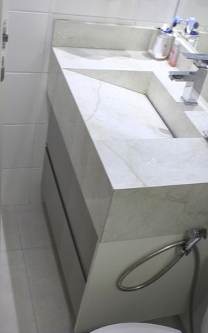 Apartamento para alugar com 75m², 3 quartos e 2 vagasBanheiro social