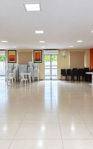 Apartamento para alugar com 70m², 2 quartos e 1 vagaÁrea comum - Salão de festas