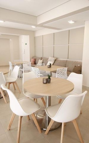 Apartamento à venda com 28m², 1 quarto e sem vaga Apartamento à venda com 28m², 1 quarto e sem vagaÁrea comum - Salão de festas