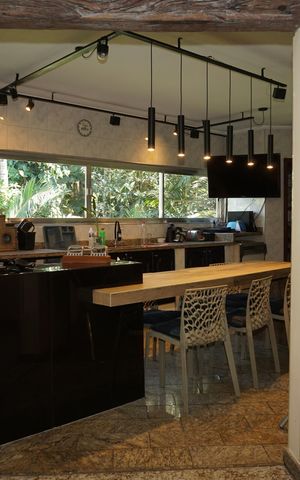 Casa para alugar com 625m², 5 quartos e 5 vagasCozinha do Salão de Festas
