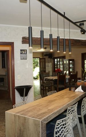 Casa para alugar com 625m², 5 quartos e 5 vagasCozinha do Salão de Festas