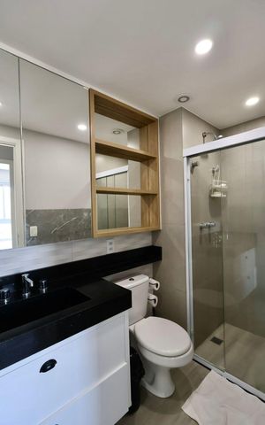 Apartamento à venda com 42m², 1 quarto e 1 vaga Apartamento à venda com 42m², 1 quarto e 1 vagaBanheiro