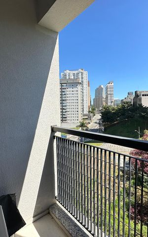 Apartamento à venda com 39m², 1 quarto e 1 vagaVaranda