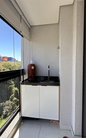 Apartamento à venda com 39m², 1 quarto e 1 vagaVaranda da Sala