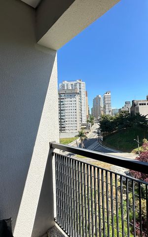 Apartamento à venda com 39m², 1 quarto e 1 vagaVaranda