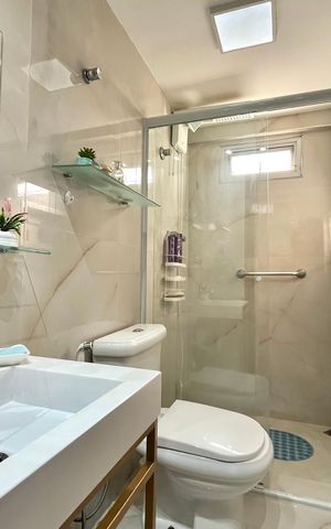 Apartamento para alugar com 68m², 2 quartos e 1 vaga Apartamento para alugar com 68m², 2 quartos e 1 vagaBanheiro