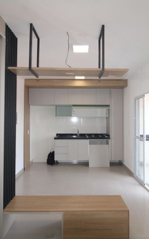 Apartamento para alugar com 33m², 1 quarto e 1 vagaSala / Cozinha