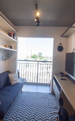 Apartamento à venda com 28m², 1 quarto e sem vaga Apartamento à venda com 28m², 1 quarto e sem vagaSala