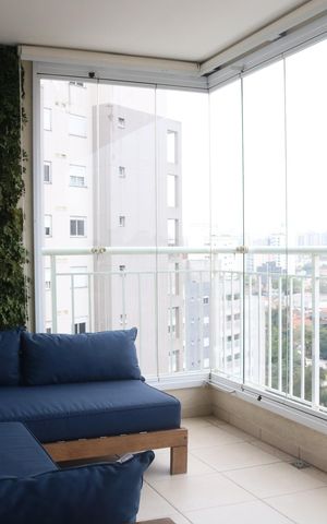 Apartamento para alugar com 62m², 2 quartos e 2 vagasVaranda gourmet
