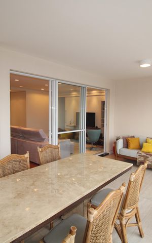 Apartamento para alugar com 133m², 3 quartos e 2 vagasSala - Varanda
