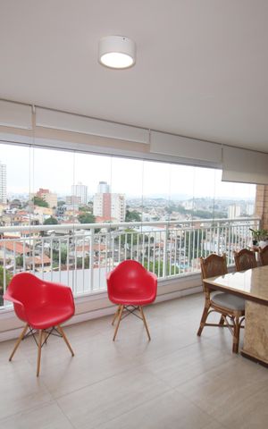 Apartamento para alugar com 133m², 3 quartos e 2 vagasSala - Varanda