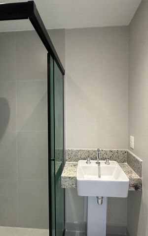 Apartamento para alugar com 112m², 3 quartos e 2 vagas Apartamento para alugar com 112m², 3 quartos e 2 vagasBanheiro da Suíte 1