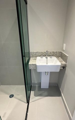 Apartamento para alugar com 112m², 3 quartos e 2 vagas Apartamento para alugar com 112m², 3 quartos e 2 vagasBanheiro da Suíte 1