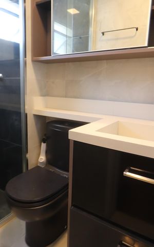 Apartamento à venda com 63m², 2 quartos e 1 vagaBanheiro da Suíte