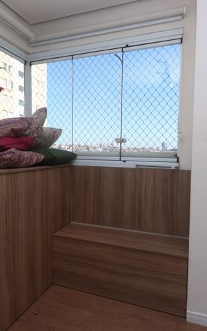 Apartamento à venda com 63m², 2 quartos e 1 vagaVaranda