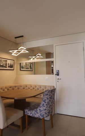 Apartamento à venda com 63m², 2 quartos e 1 vagaSala