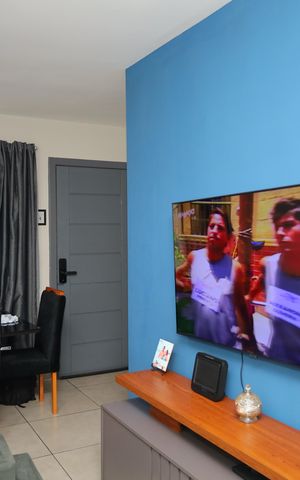 Casa de condomínio à venda com 63m², 2 quartos e 1 vagaSala