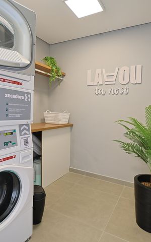 Apartamento para alugar com 28m², 2 quartos e sem vagaLavanderia
