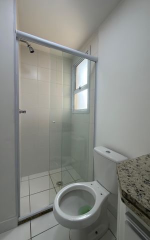 Apartamento para alugar com 55m², 2 quartos e 1 vaga Apartamento para alugar com 55m², 2 quartos e 1 vagaBanheiro Social