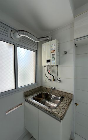 Apartamento para alugar com 55m², 2 quartos e 1 vaga Apartamento para alugar com 55m², 2 quartos e 1 vagaCozinha e Área de Serviço