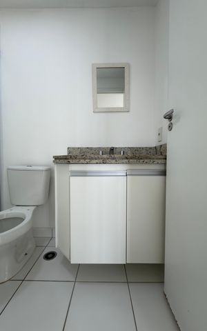 Apartamento para alugar com 55m², 2 quartos e 1 vaga Apartamento para alugar com 55m², 2 quartos e 1 vagaBanheiro Social