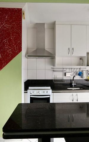 Apartamento à venda com 54m², 1 quarto e 1 vaga Apartamento à venda com 54m², 1 quarto e 1 vagaCozinha e Área de Serviço