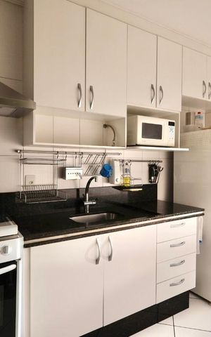 Apartamento à venda com 54m², 1 quarto e 1 vaga Apartamento à venda com 54m², 1 quarto e 1 vagaCozinha e Área de Serviço