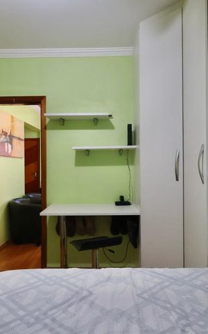 Apartamento à venda com 54m², 1 quarto e 1 vaga Apartamento à venda com 54m², 1 quarto e 1 vagaQuarto