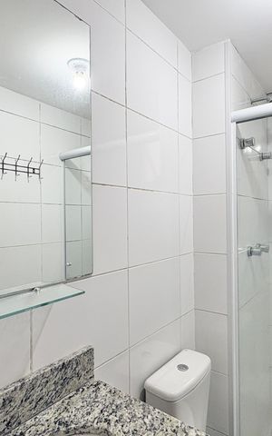 Apartamento para alugar com 43m², 2 quartos e 1 vagaBanheiro