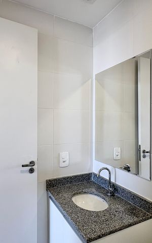 Apartamento para alugar com 42m², 2 quartos e 1 vaga Apartamento para alugar com 42m², 2 quartos e 1 vagaBanheiro