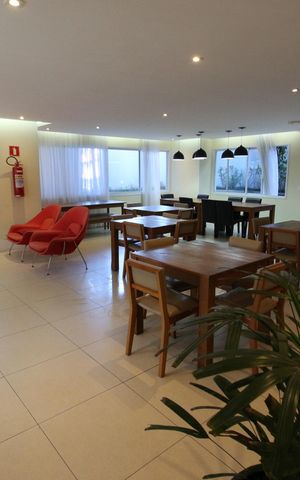 Apartamento para alugar com 55m², 2 quartos e 1 vagaÁrea comum - Salão de festas