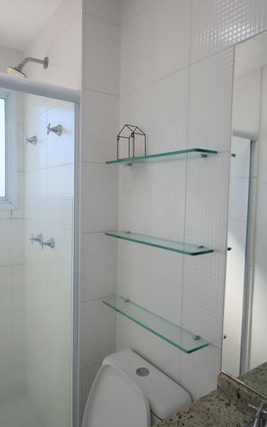 Apartamento para alugar com 55m², 2 quartos e 1 vagaBanheiro da Suíte 1