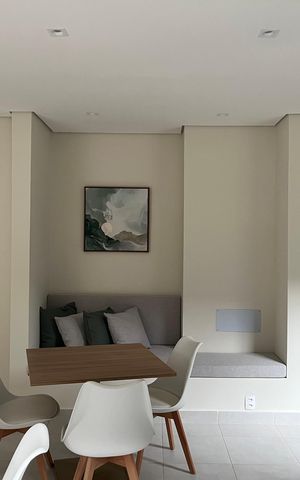 Apartamento à venda com 34m², 2 quartos e sem vagaÁrea comum - Salão de festas