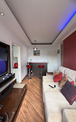 Apartamento à venda com 58m², 2 quartos e 1 vaga Apartamento à venda com 58m², 2 quartos e 1 vagaSala
