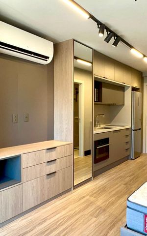 Studio para alugar com 28m², 1 quarto e sem vaga Studio para alugar com 28m², 1 quarto e sem vagaStudio