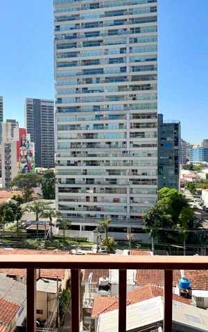 Studio para alugar com 28m², 1 quarto e sem vaga Studio para alugar com 28m², 1 quarto e sem vagaVaranda
